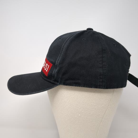 Area 51 Slideback Baseball Cap Black One Size Embroidered Alien Fresh Jerky - Picture 3 of 9